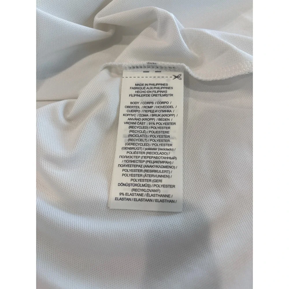 RLX Ralph Lauren Womens White Sleeveless Golf Polo Quarter Zip Shirt Large L - Picture 4 of 8